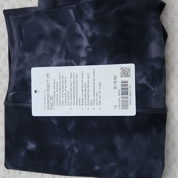 Nwt Lululemon Align HR Pant 28 Leggings *Nulu - Picture 8 of 8